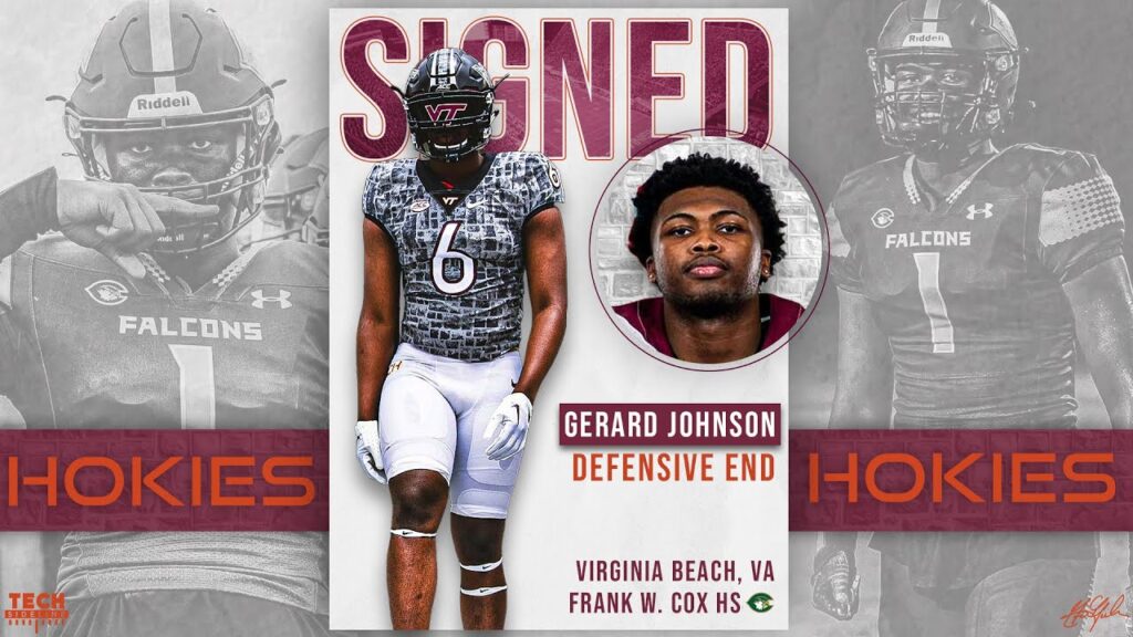 gerard johnson signs with virginia tech