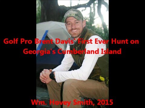 golf pro brent davis first ever hunt on georgias cumberland island