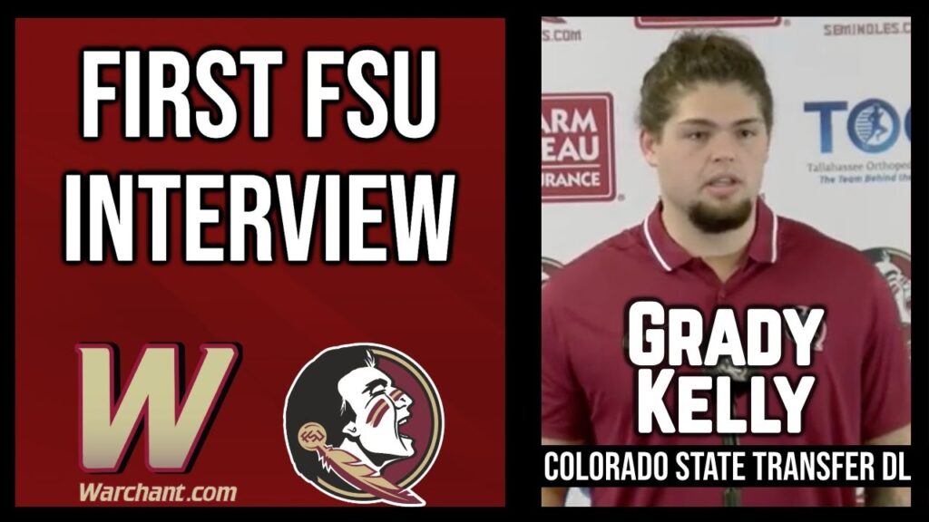 grady kelly colorado state dl transfer first fsu interview fsu football warchant tv fsu