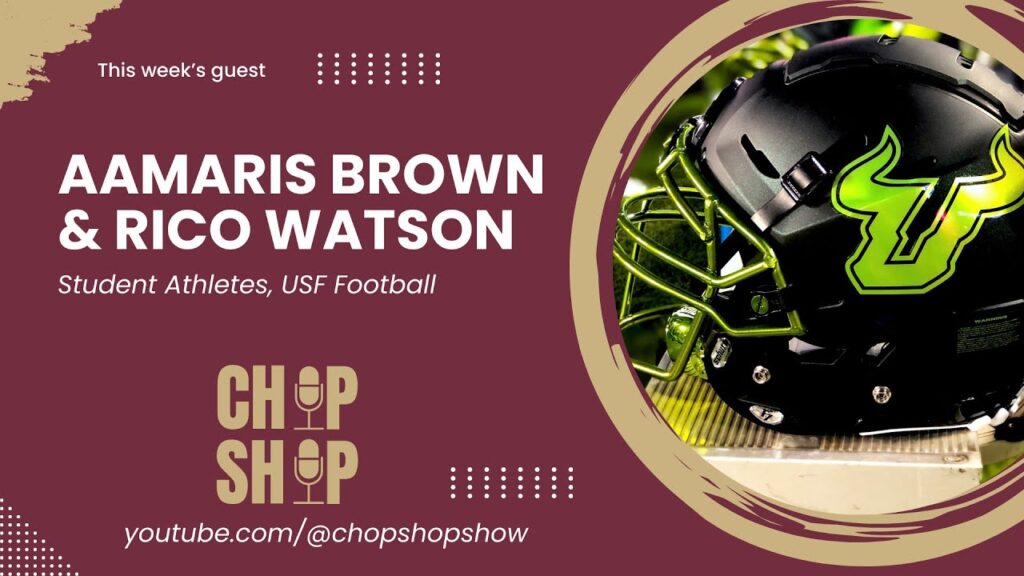 guests aamaris brown rico watson student athletes usf football