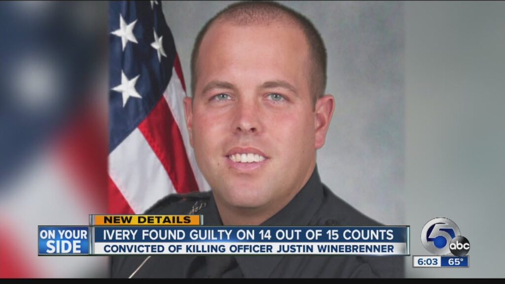 guilty jury finds kenan ivery guilty in murder of akron officer justin winebrenner