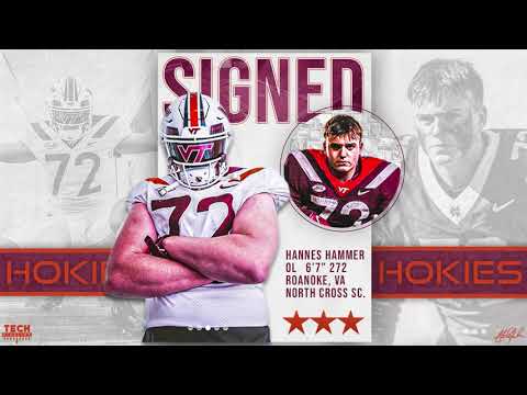 hannes hammer signs with virginia tech