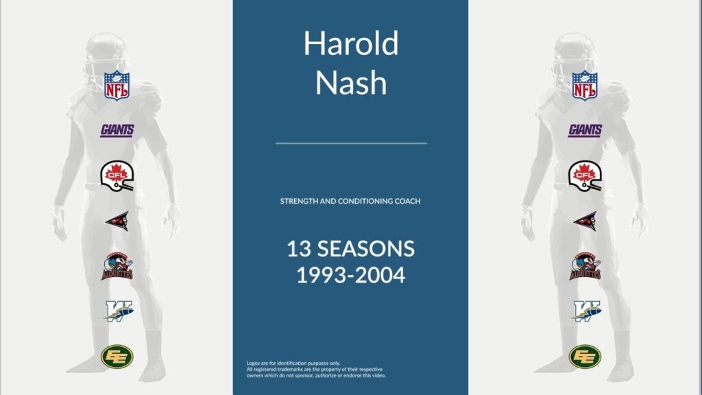 harold nash football strength and conditioning coach and defensive back