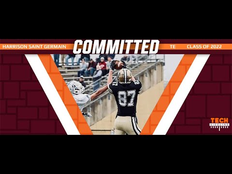 harrison saint germain talks about virginia tech commitment