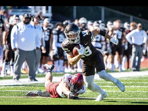 hayes sutton brown university wr grad transfer highlight film