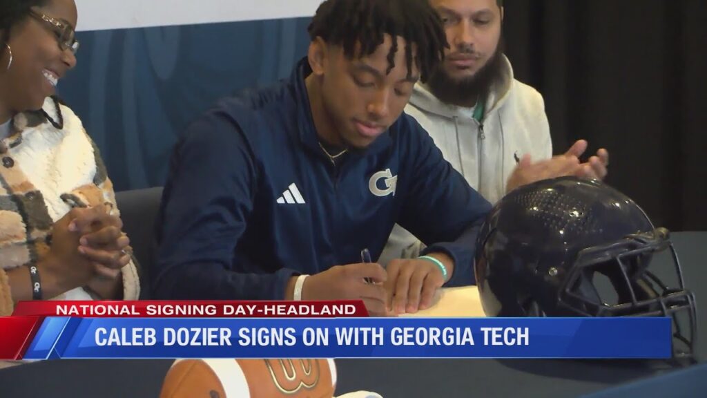 headlands caleb dozier signs on with georgia tech