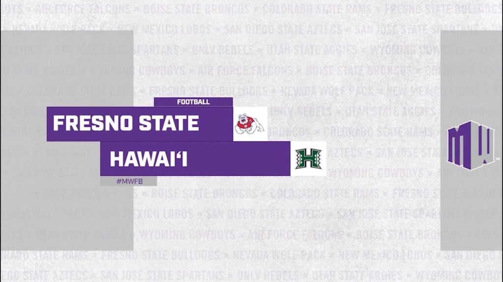 highlights fresno state at hawaii football 10 2 21