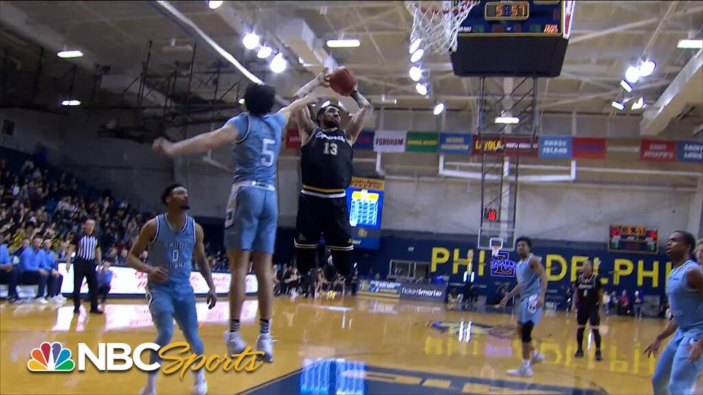 highlights la salle explorers vs rhode island rams 2 25 2024 nbc sports