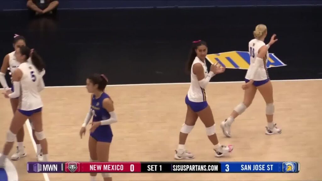 highlights new mexico at san jose state volleyball 10 19 2023