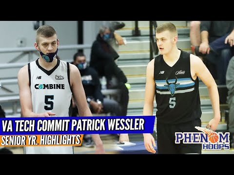 highlights va tech commit patrick wessler skilled 7 footer defensive anchor for combine goats