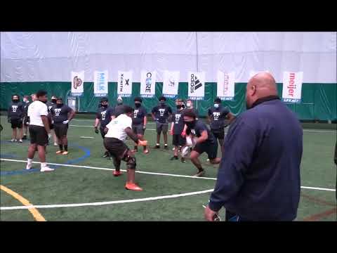 holt 2022 de ot malachi davis syracuse commit highlights from the legacy r1se showcase