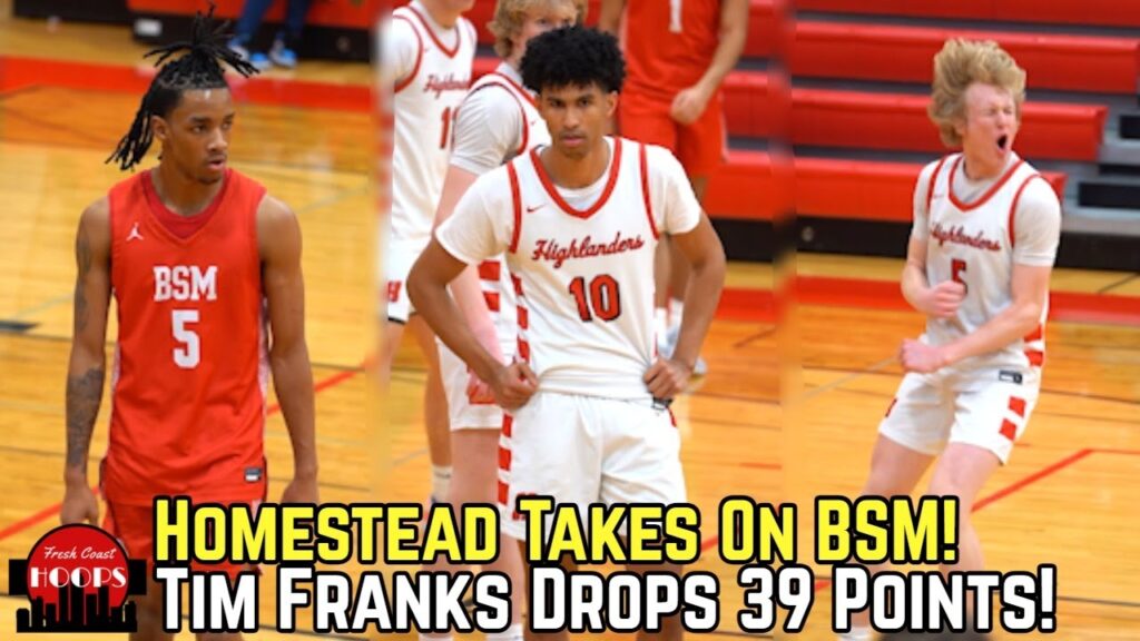 homestead and bsm face off tim franks goes off for 39 points