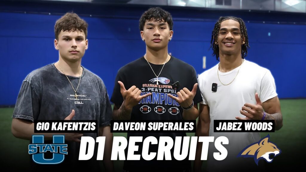 how 3 d1 football commits prepare for college daveon superales gio kafentzis and jabez woods