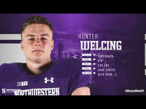 hunter welcing northwestern signing day dec 18 2019