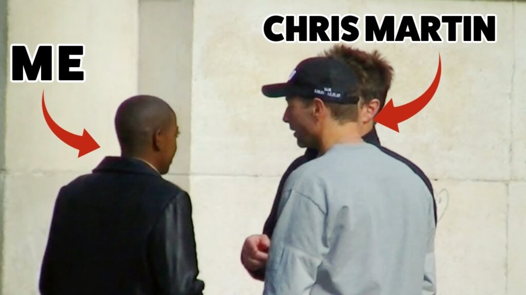 i ran into chris martin coldplay and asked for an interview