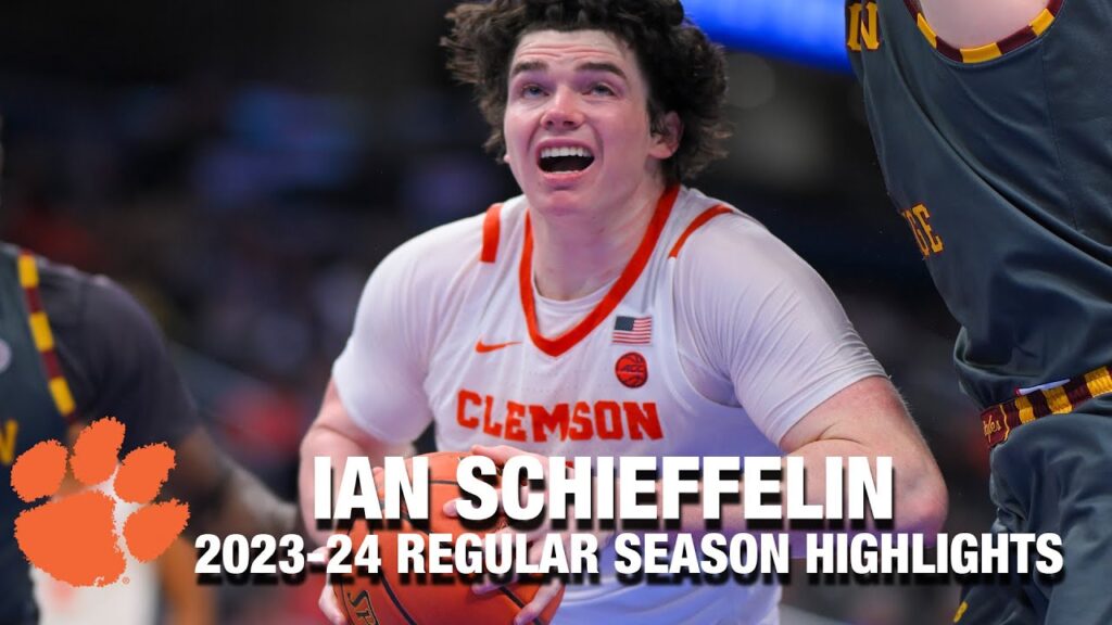 ian schieffelin 2023 24 regular season highlights clemson forward