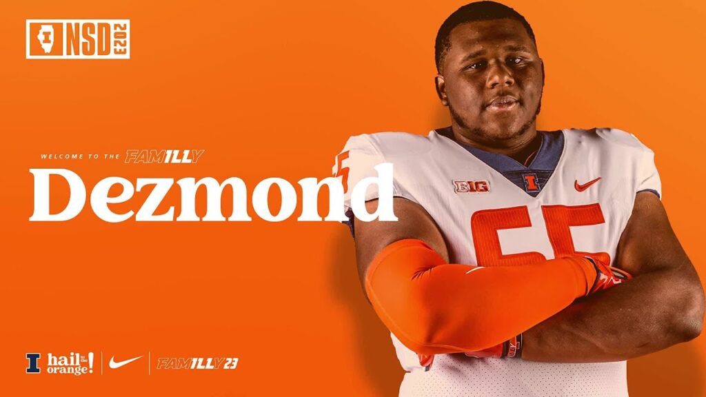 illini football dezmond schuster signs