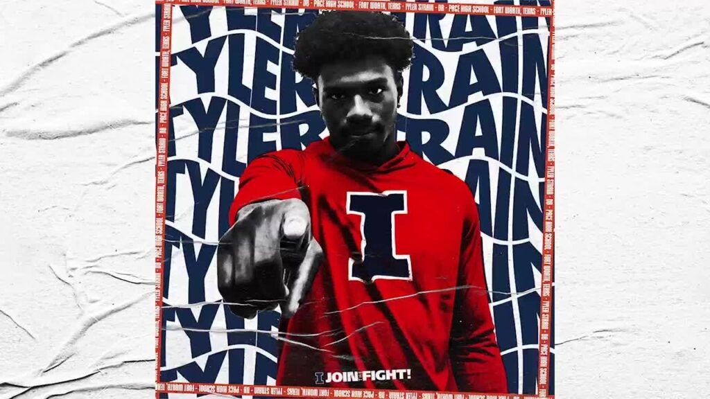 illini football signing day dec 2020 db tyler strain