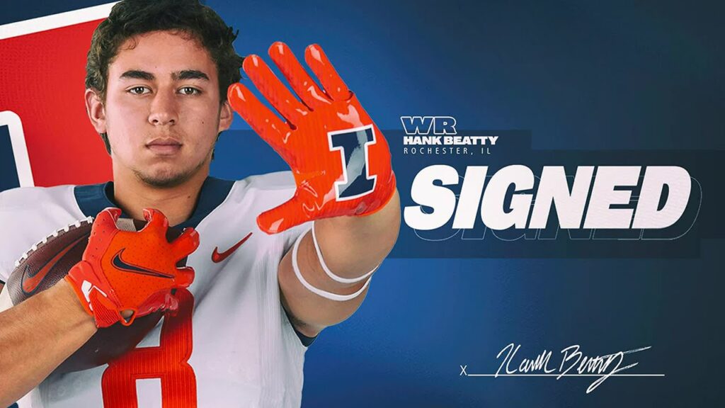 illini football signing day dec 2021 wr hank beatty