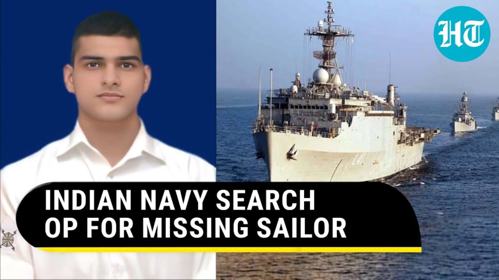 indian navy sailor from jk goes missing from naval ship search op underway details