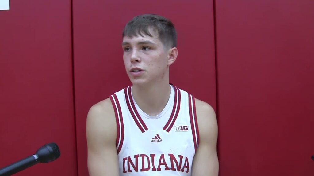 indiana basketball preseason conversation sophomore guard gabe cupps