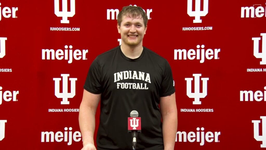 indiana football player qa ol trey wedig