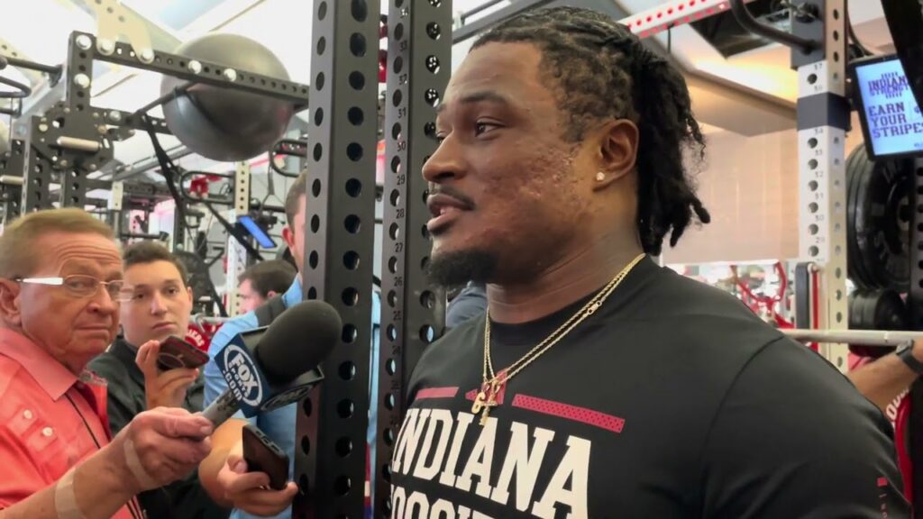 indiana running back kaelon black after win over charlotte