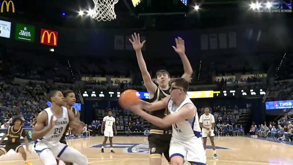 indiana state mens basketball highlights vs valparaiso 2 7 24