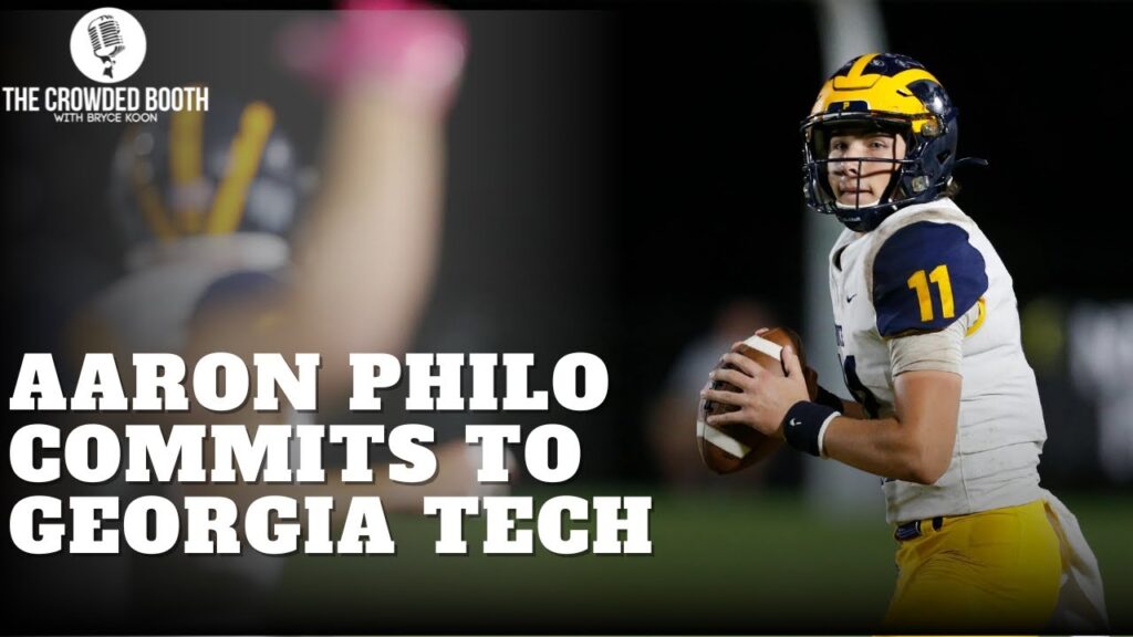 interview 2024 qb aaron philo commits to georgia tech college football recruiting