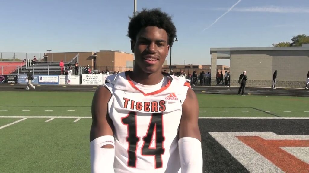 interview with belleville 2023 s cb wr mychal yharbrough miami oh commit