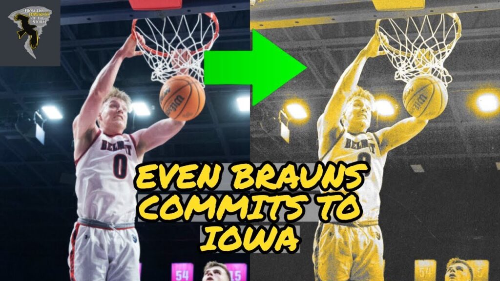 iowa basketball lands belmont transfer f c even brauns hawkeyes add second transfer portal big