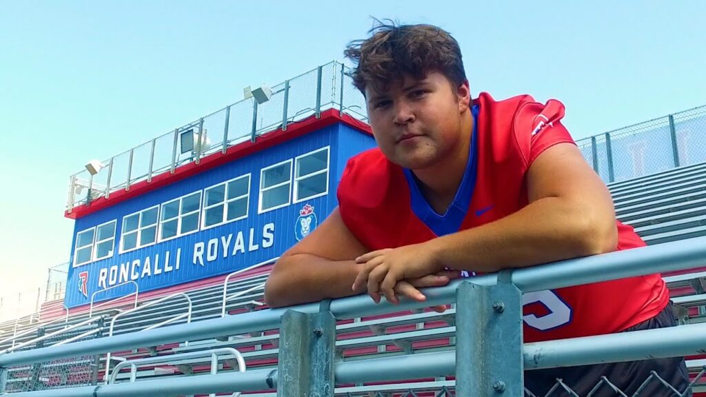 iowa commit trevor lauck is a senior leader for roncalli high school