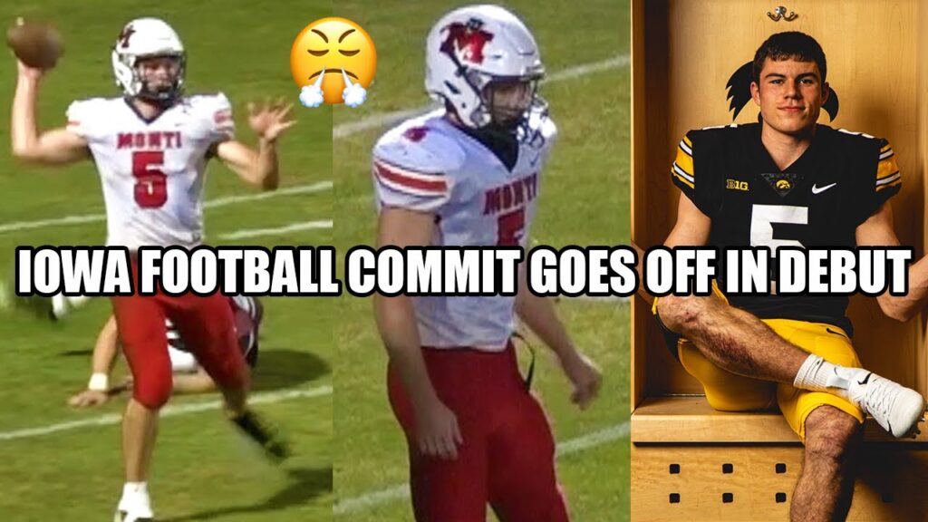 iowa football commit is the truth preston ries goes off in season debut