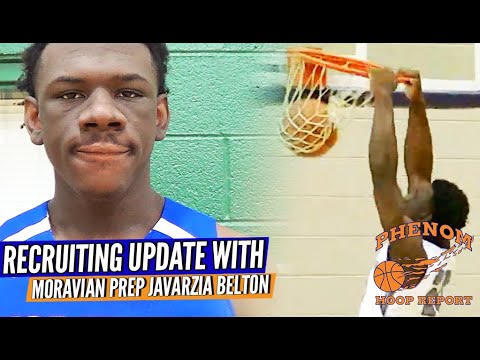 is he the biggest dude in hs hoops in depth javarzia belton recruiting interview highlights