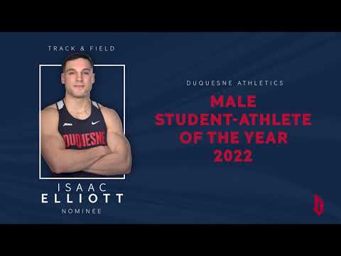 isaac elliott male student athlete of the year winner