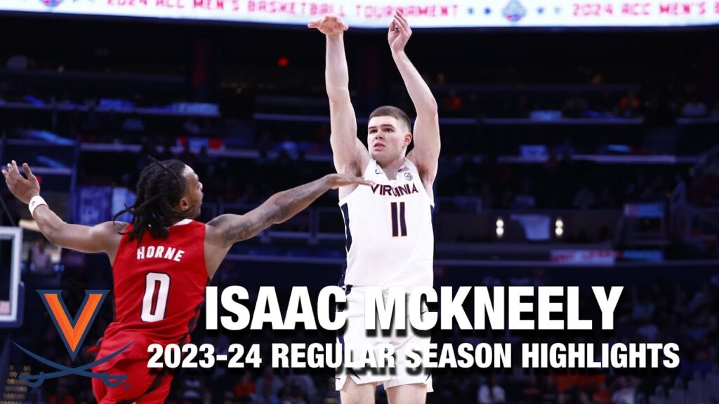 isaac mckneely 2023 24 regular season highlights virginia guard