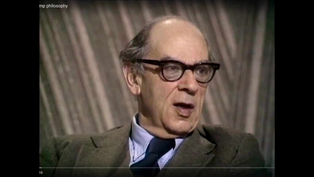 isaiah berlin interview on why philosophy matters 1976