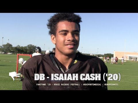 isaiah cash rouse raiders football 2019