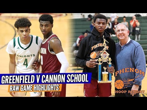 jaden bradley vs dji bailey high majors full game raw highlights cannon vs greenfield