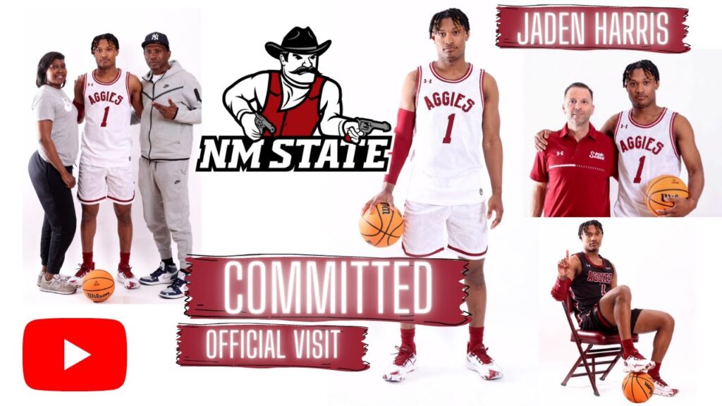 jaden harris official visit to new mexico state university committed 1