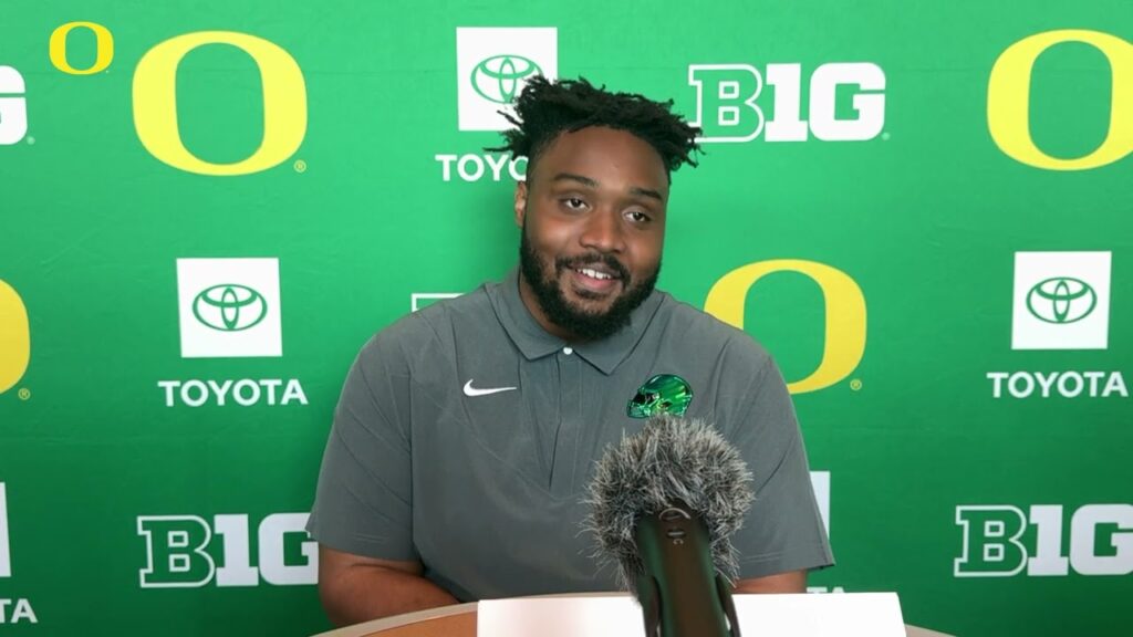 jamaree caldwell 2024 oregon football media day