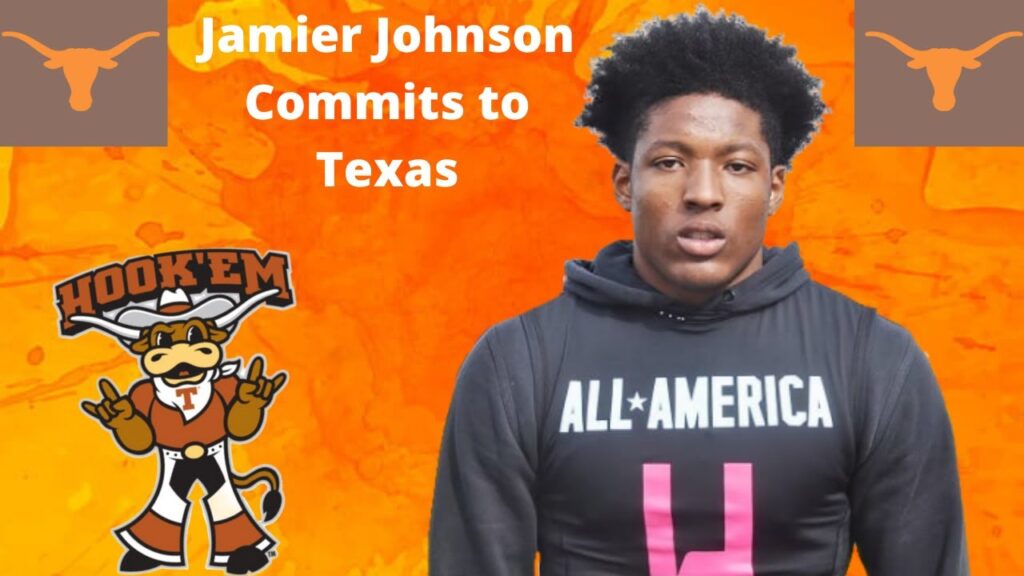 jamier johnson e2ad90e2ad90e2ad90e2ad90 cb commits to texas career highlights