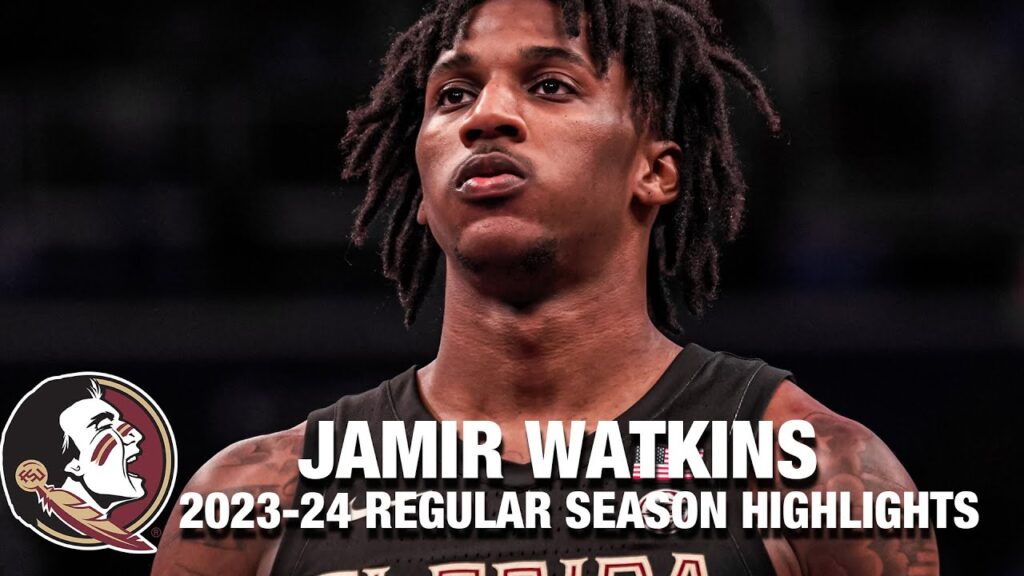 jamir watkins 2023 24 regular season highlights florida state forward