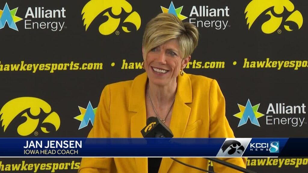 jan jensen introduced as new iowa womens basketball coach