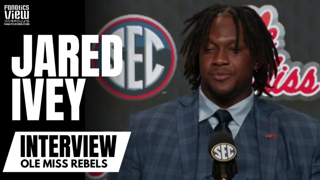 jared ivey discusses state of ole miss rebels football 2024 season outlook at sec media day