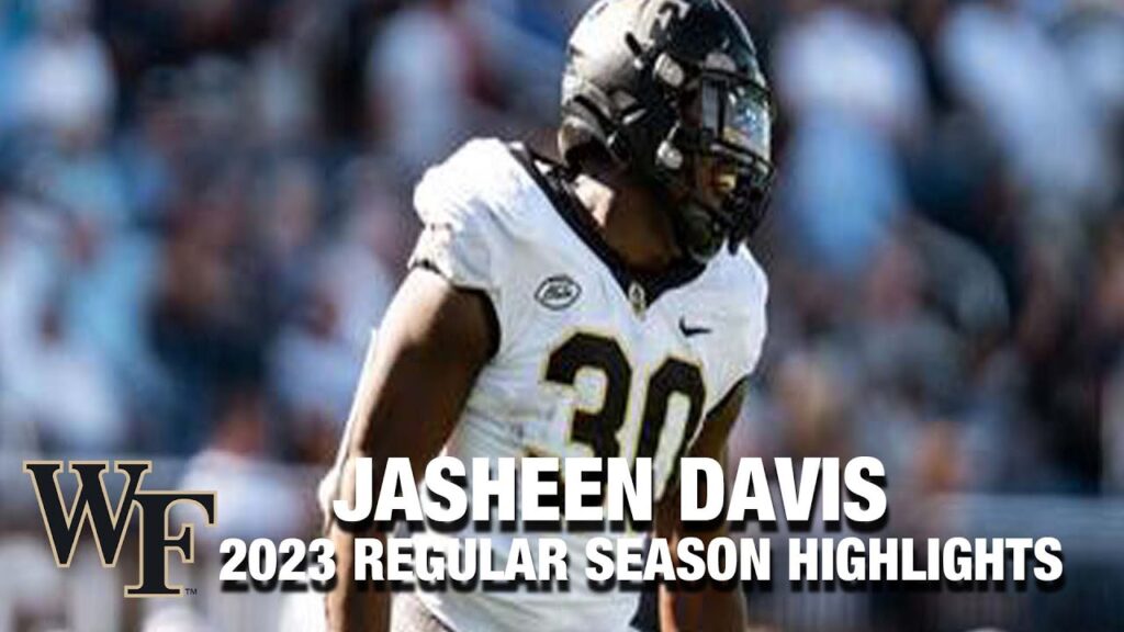 jasheen davis 2023 regular season highlights wake forest dl