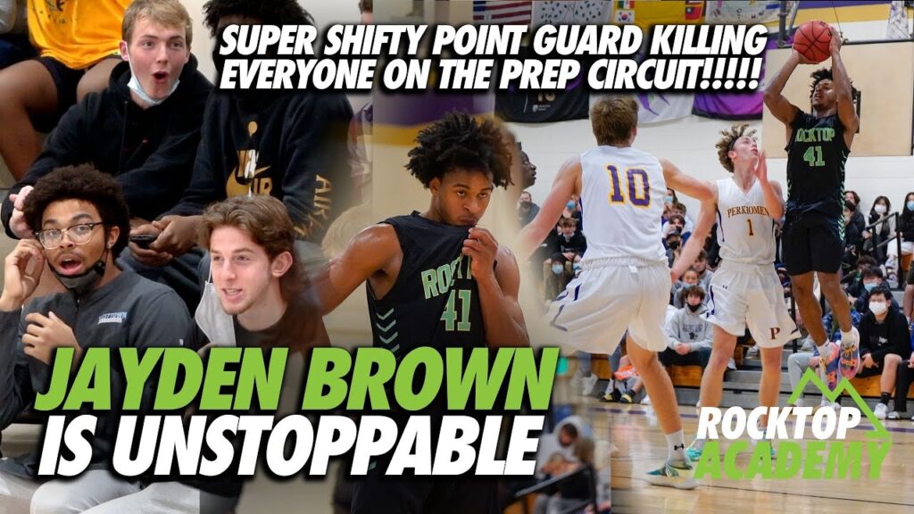 jayden brown is unstoppable rocktop academy season highlights