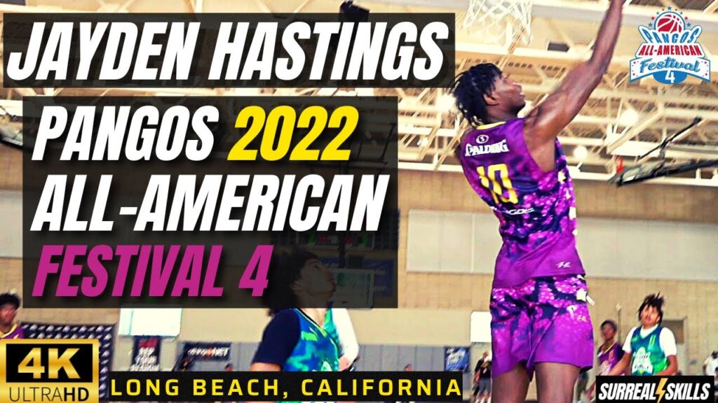 jayden hastings 2023 boston college commit at the pangos all american fest 4 in long beach ca f09f8f80f09f92af