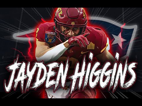 jayden higgins wide receiver iowa state new england patriots 2025 nfl draft highlights