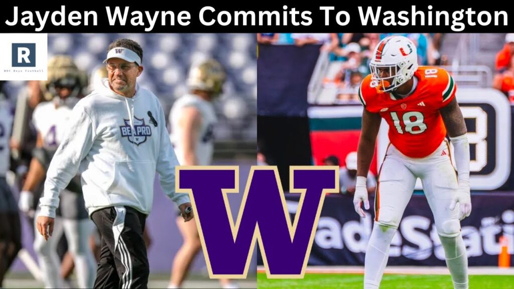 jayden wayne commits to washington washington huskies transfer portal news